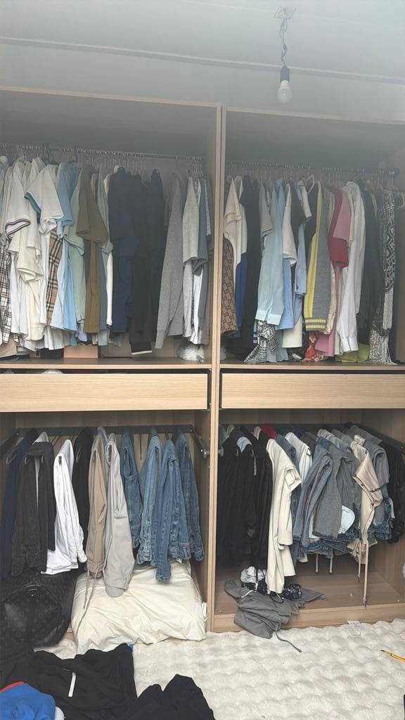 Ikea pax kast bruin, Huis en Inrichting, Ophalen of Verzenden, 50 tot 75 cm, 200 cm of meer