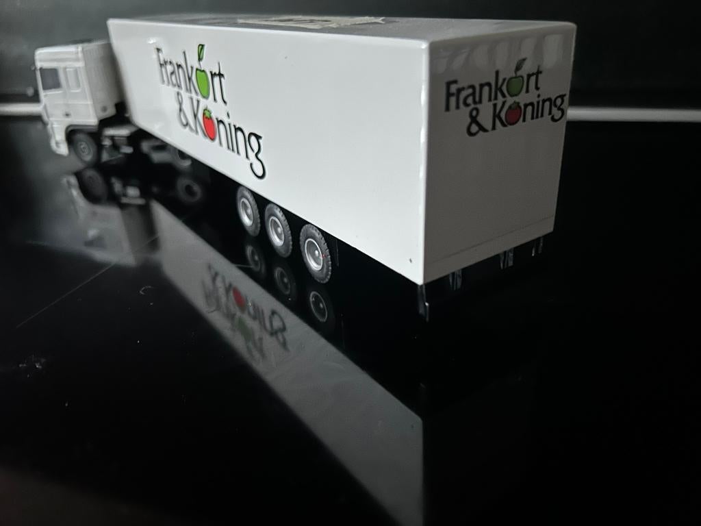 Lion Daf 95XF Spacecab Frankort en de Koning, Hobby en Vrije tijd, Modelauto's | 1:50, Ophalen of Verzenden, Nieuw, Bus of Vrachtwagen