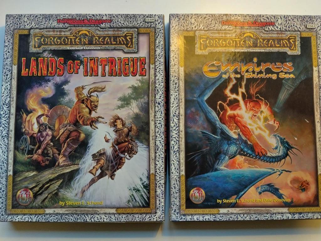 Nog 4 titels Adv Dungeons & Dragons - Forgotten Realms boxes, Vijf spelers of meer, Ophalen of Verzenden, Gebruikt, TSR