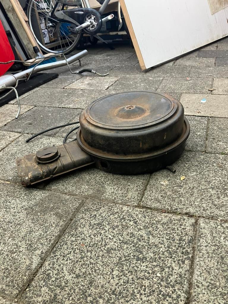 Oldtimer luchtfilterhuis v8 4 barrel , hoog grote volume, Ophalen of Verzenden, Gebruikt, Overige automerken
