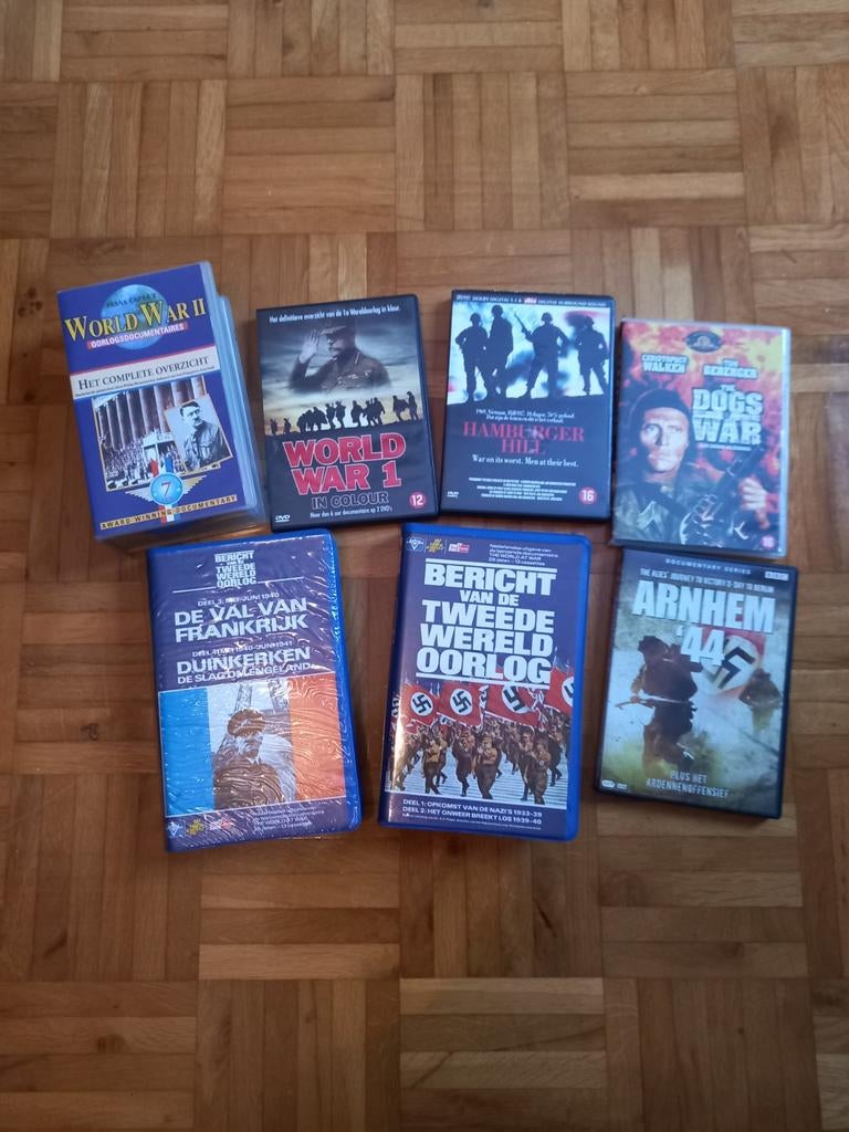 Dvd's en videobanden 1ste en 2de wereldoorlog, Ophalen, Nederland, Overige typen