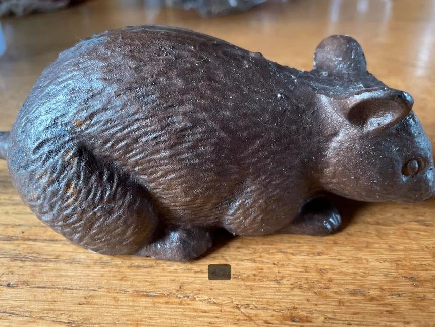 Mooie decoratieve Rat - Beeld, Verzamelen, Beelden en Beeldjes, Ophalen of Verzenden, Zo goed als nieuw, Dier