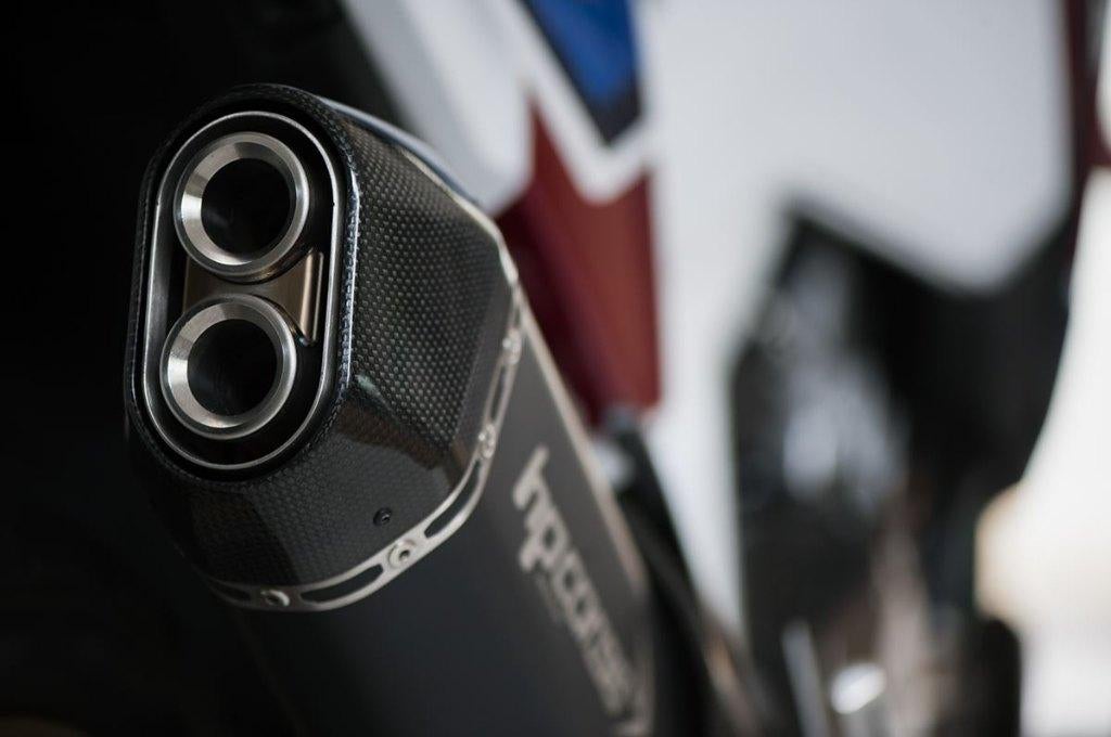 Outletdeal: HP Corse SPS Black uitlaat Africa Twin 2020-2025, Motoren, Onderdelen | Honda, Ophalen of Verzenden, Nieuw