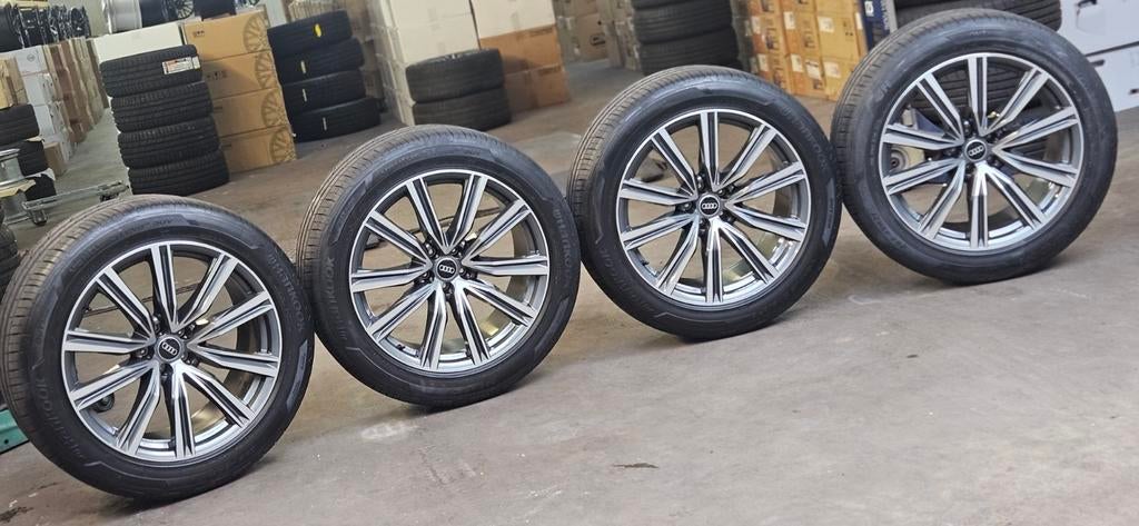 Nette 21" Orig. AUDI Q7 Q8 Sline Velgen+GOEDE Banden 5x112, Auto-onderdelen, Banden en Velgen, Ophalen, Audi, Gebruikt, 285 mm