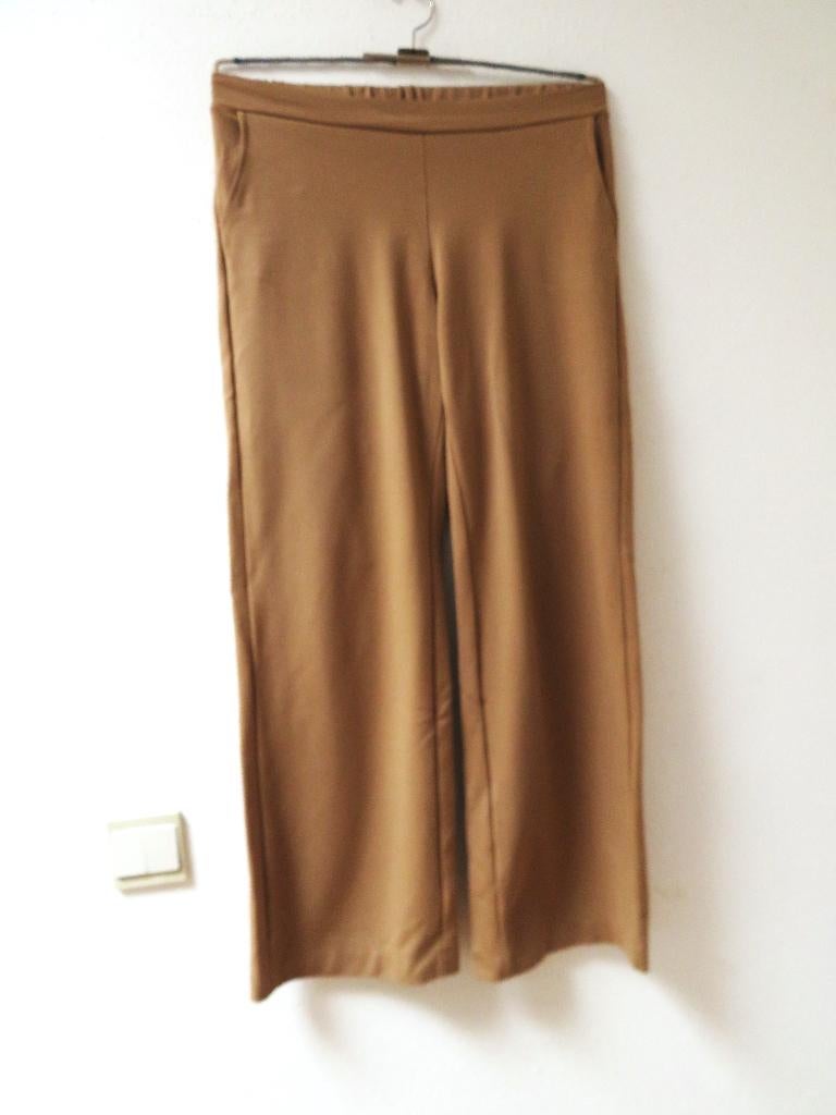 Z98 ESVIVID nieuwe comfort broek wijde pijpen beige L 42, Esvivid, Beige, Maat 42/44 (L), Nieuw