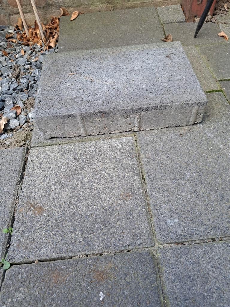 Terrastegels Gratis, Ophalen, Gebruikt, Beton, Terrastegels