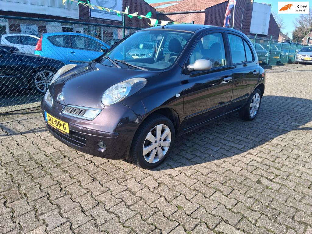 Nissan Micra 1.2 Mix 25 edition, Stof, Gebruikt, Zwart, Handgeschakeld