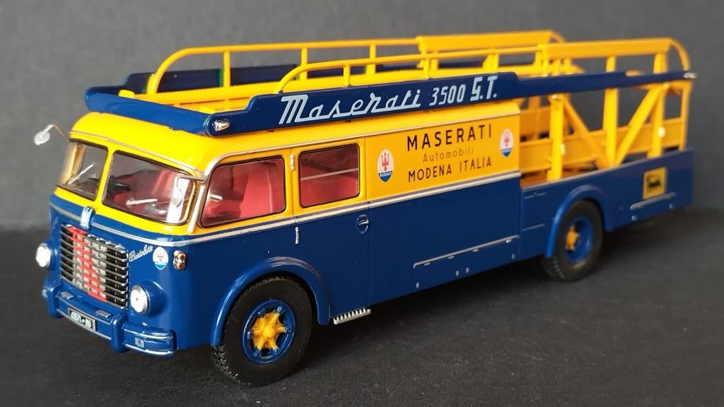 Fiat 642 Bartoletti Maserati Transporter 1:43 Altaya  Pol, Overige merken, Auto, Verzenden, Rue des Dragons 7 Cheseaux france