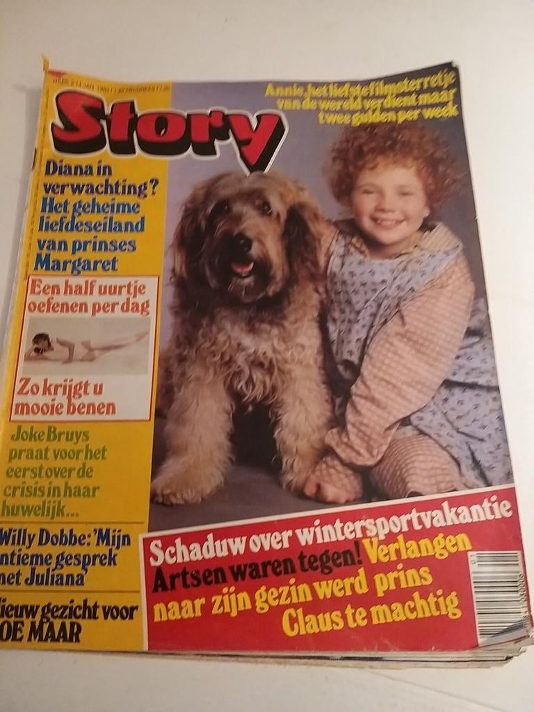 Story 14 januari 1983  zie beschrijving, Verzamelen, Tijdschriften, Kranten en Knipsels, Ophalen of Verzenden, 1980 tot heden
