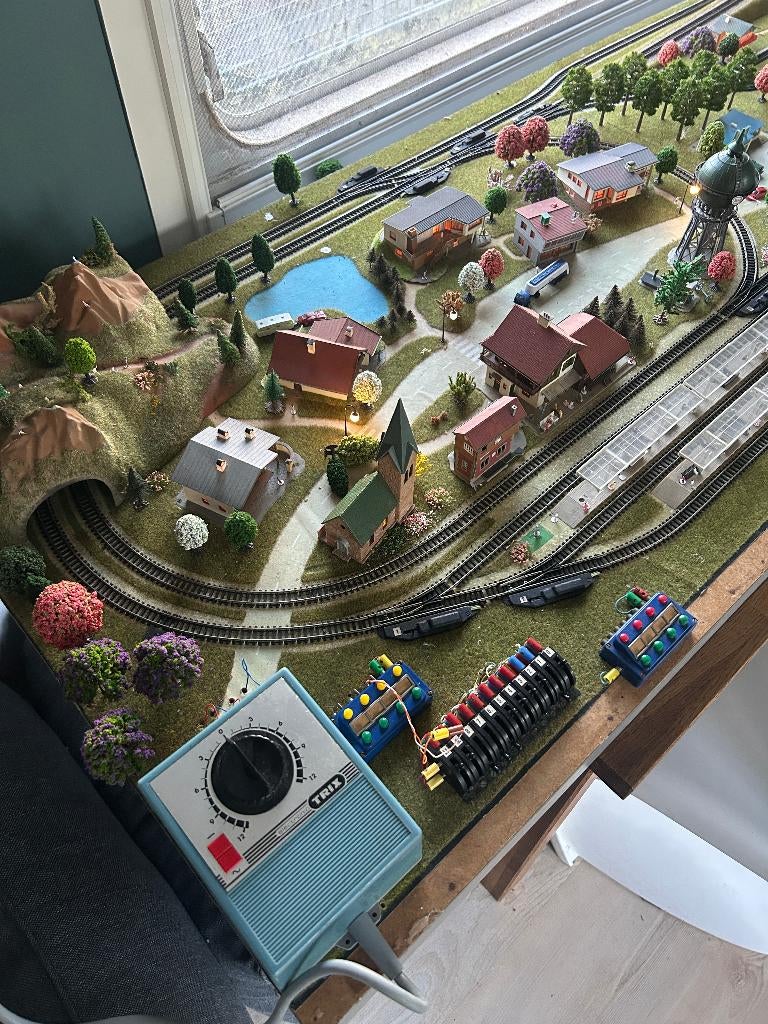 Minitrix N-spoor treinbaan Toporama, Hobby en Vrije tijd, Modeltreinen | N-Spoor, Ophalen, Gebruikt, Gelijkstroom, Trix