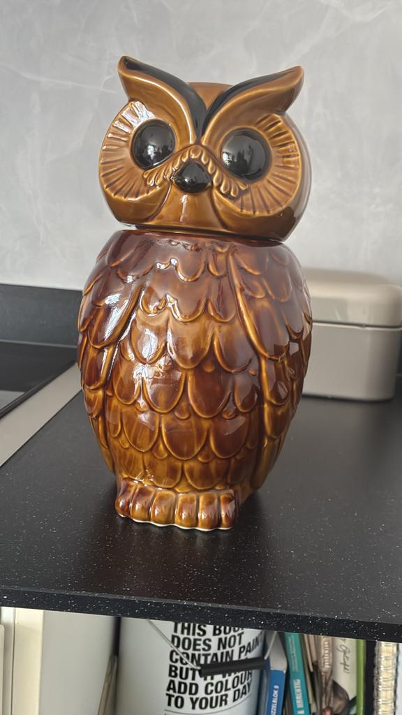 HK living uil keramiek 28 cm voorraad pot NiEUW, Huis en Inrichting, Keuken | Servies, Keramiek, Overige typen, Nieuw, Ophalen of Verzenden