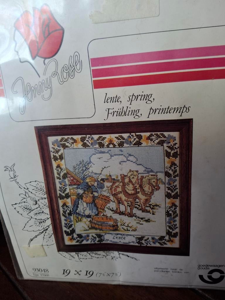 Lente, Ophalen of Verzenden, Nieuw, Borduurpakket