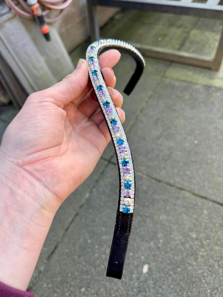 Prachtige dubbelkleurige frontriem, Dieren en Toebehoren, Ophalen of Verzenden, Zo goed als nieuw, Dressuur