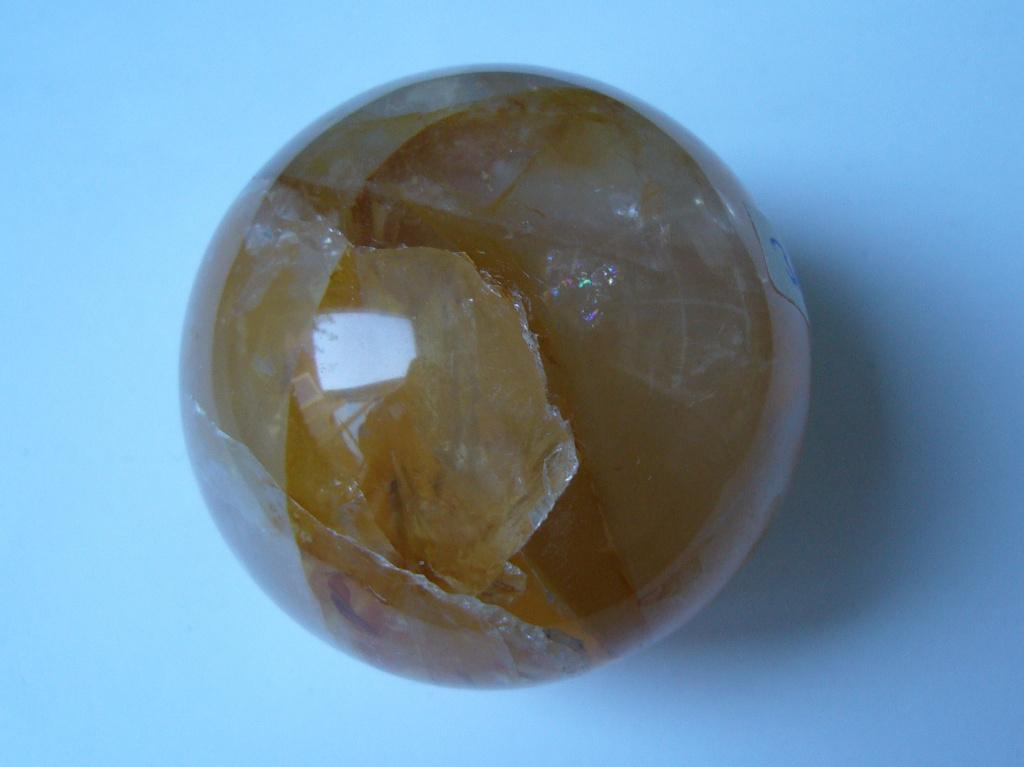 Golden healer XXL prachtige bol gouden insluiting limoniet, Ophalen of Verzenden, Mineraal