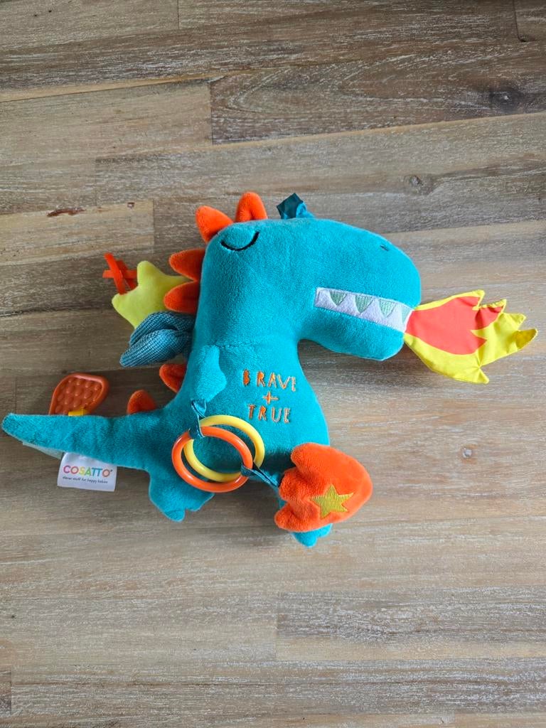 Leuke kleine draak rammelaar/speeltje, Ophalen, Nieuw, Rammelaar, Met geluid