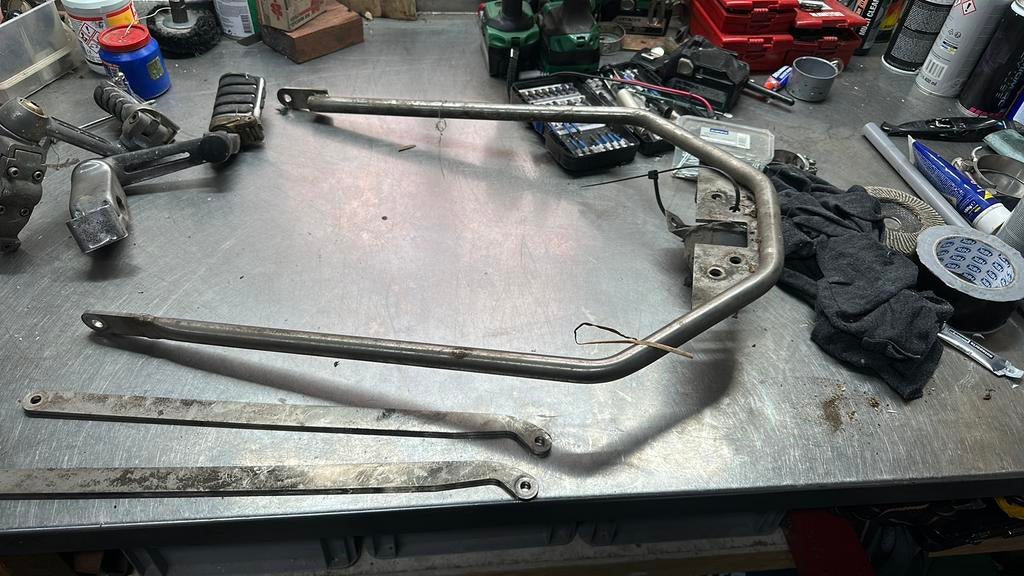 GL1800 trekhaak mooi RVS, Motoren, Ophalen of Verzenden