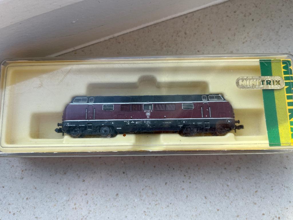 Minitrix N 2061 Dieselloc.Zie omschrijving ...., Trix, Ophalen of Verzenden, Zo goed als nieuw, Gelijkstroom