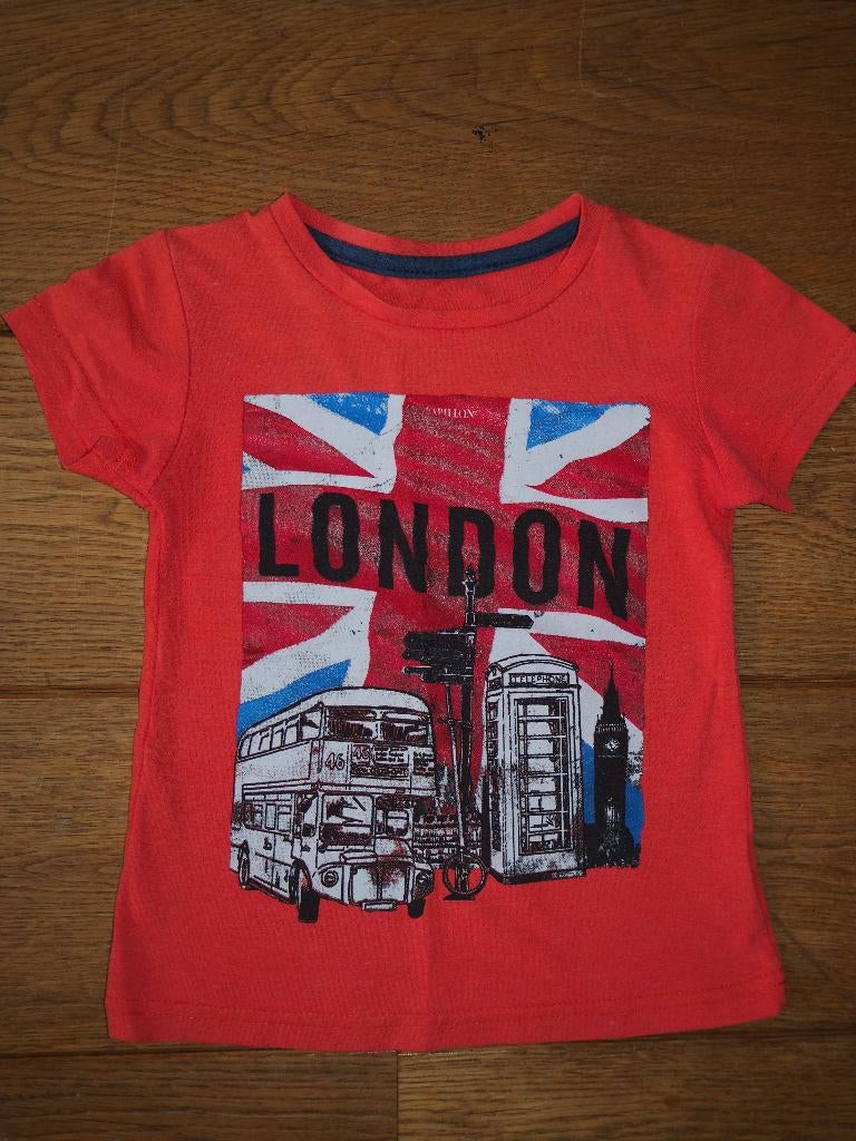 Rood shirt van Papillon maat 4 / 104, Gebruikt, Meisje, Ophalen of Verzenden, Shirt of Longsleeve