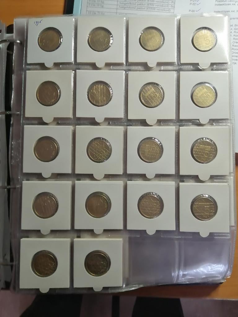 (M-21b) Verzameling Jaarsets Beatrix UNC 1996 t/m 2001., Ophalen of Verzenden, Koningin Beatrix, Overige waardes, Setje