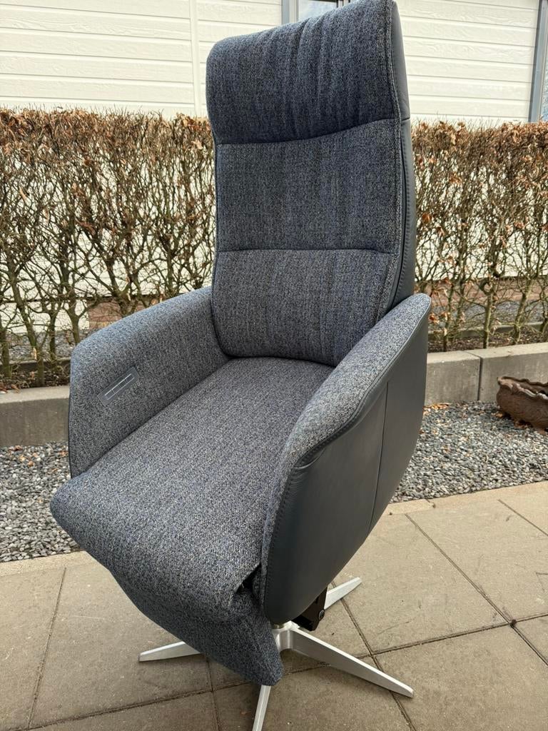 Twice De Toekomst sta op relax stoel relaxfauteuil, Ophalen of Verzenden, Nieuw, Leer, Gratis bezorging regio Utrecht