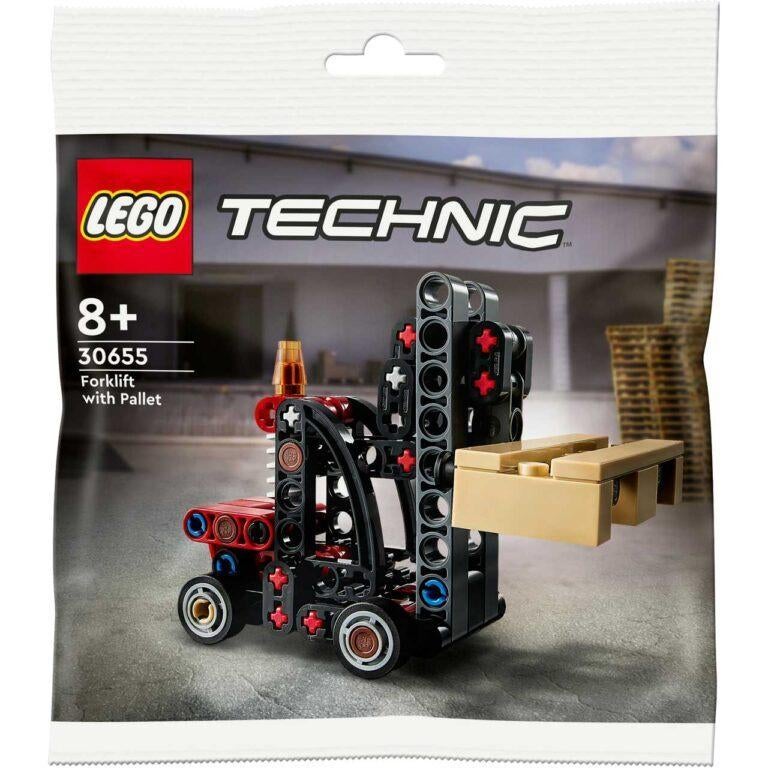 Lego Technic 30655 Heftruck met pallet NIEUW, Lego, Lego, Nieuw, Ophalen of Verzenden