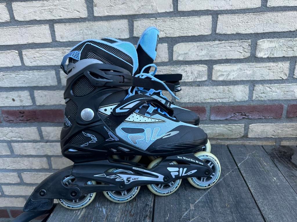 Fila  Legacy  Inline Skates - Maat 41 - Zwart/Blauw, Zo goed als nieuw, Inline skates 4 wielen, Dames, Ophalen