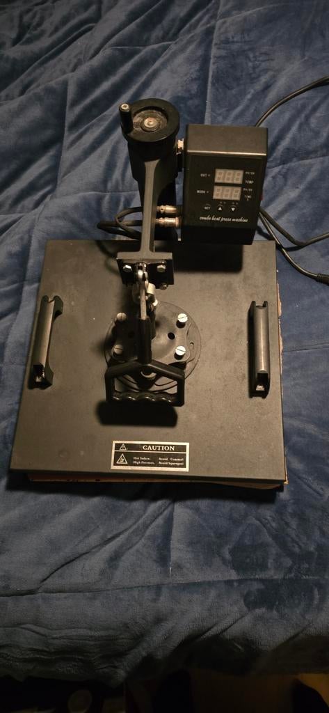 Transferpers 7-in-1 voor textiel en mokken, Ophalen, Gebruikt