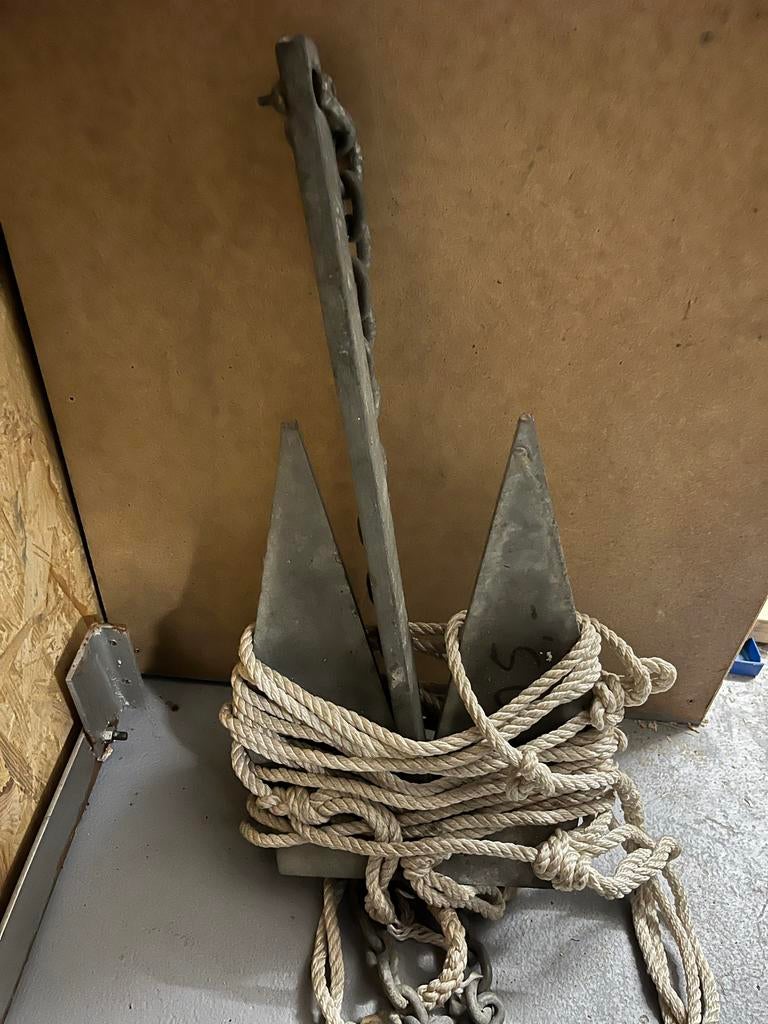 Boot anker met touw, Watersport en Boten, Ophalen, Gebruikt, Overige typen