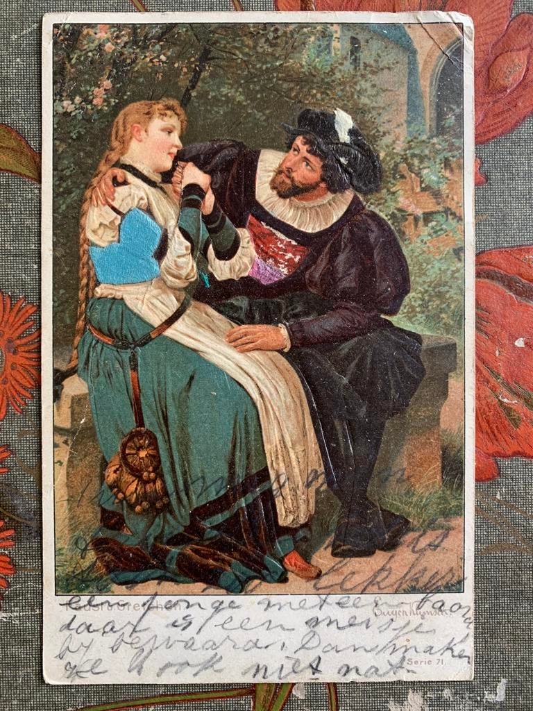 1903 Faust und Gretchen (JJ), Verzamelen, Ophalen of Verzenden, Voor 1920, Gelopen, Overige thema's