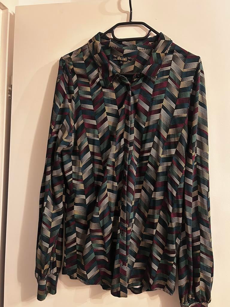 King Louie blouse maat XL, Kleding | Dames, Ophalen of Verzenden, Zo goed als nieuw, Maat 42/44 (L)