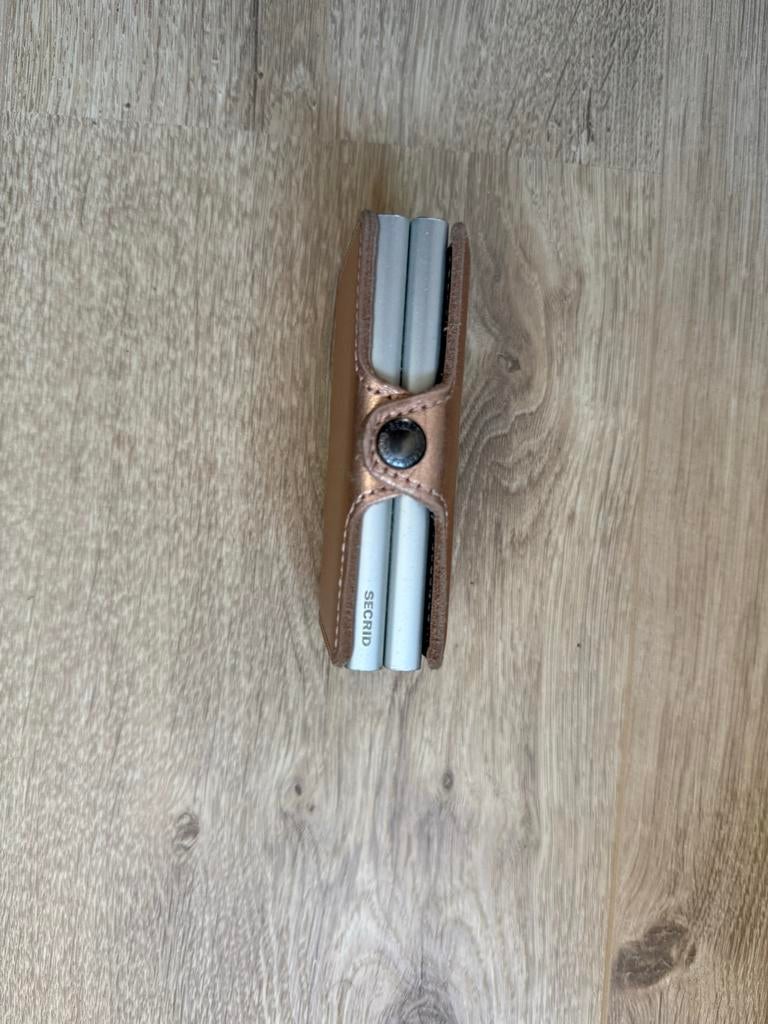 Secrid twinwallet Rose Gold, Overige merken, Gebruikt, Ophalen of Verzenden, Roze