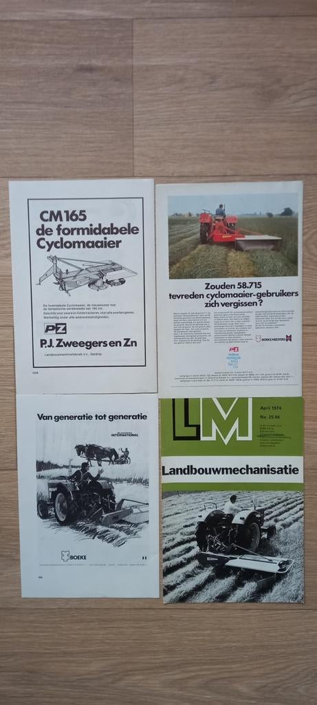 PZ 2 : PZ hooibouwmachine advertenties., Ophalen of Verzenden, Gebruikt, Auto's