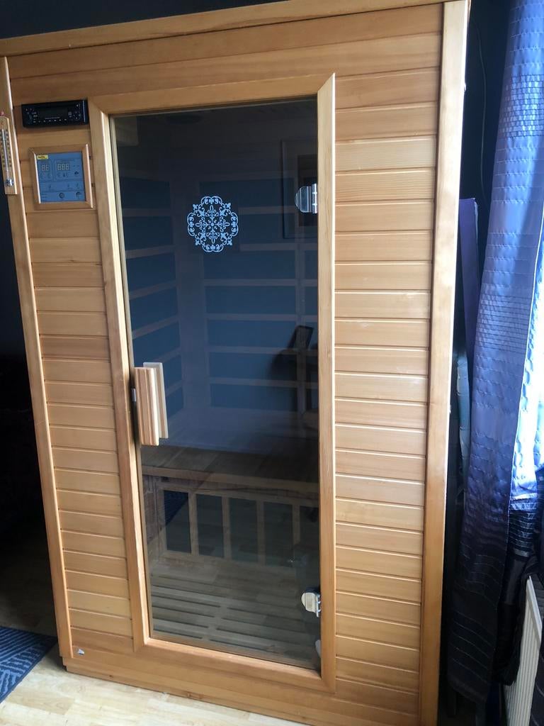 MY LIFE 2pers. INFRAROOD SAUNA Carbon, Ophalen, Gebruikt, Complete sauna