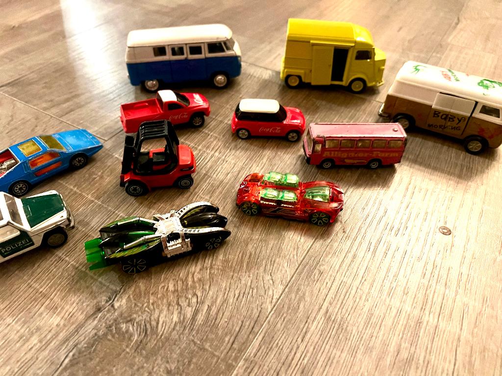 Vintage retro metalen autos volkswagen busje Welly Siku etc, Ophalen of Verzenden, Gebruikt