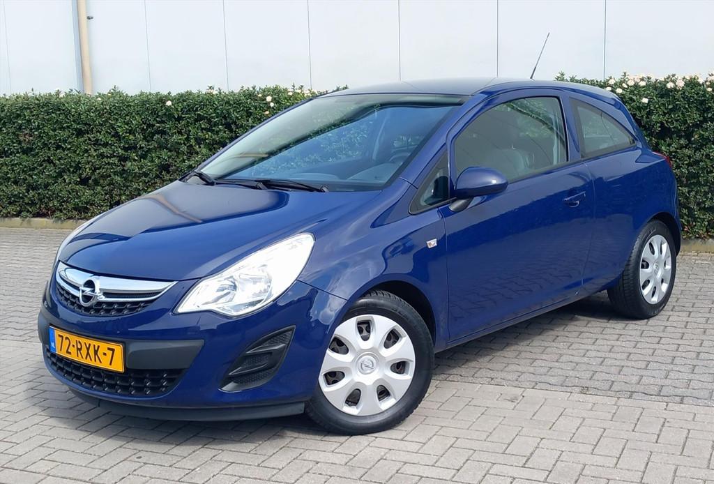 OPEL Corsa 1.2 ecoFLEX BI-FUEL 83pk 3d Selection LPG, Auto's, Voorwielaandrijving, Gebruikt, Zwart, 4 cilinders