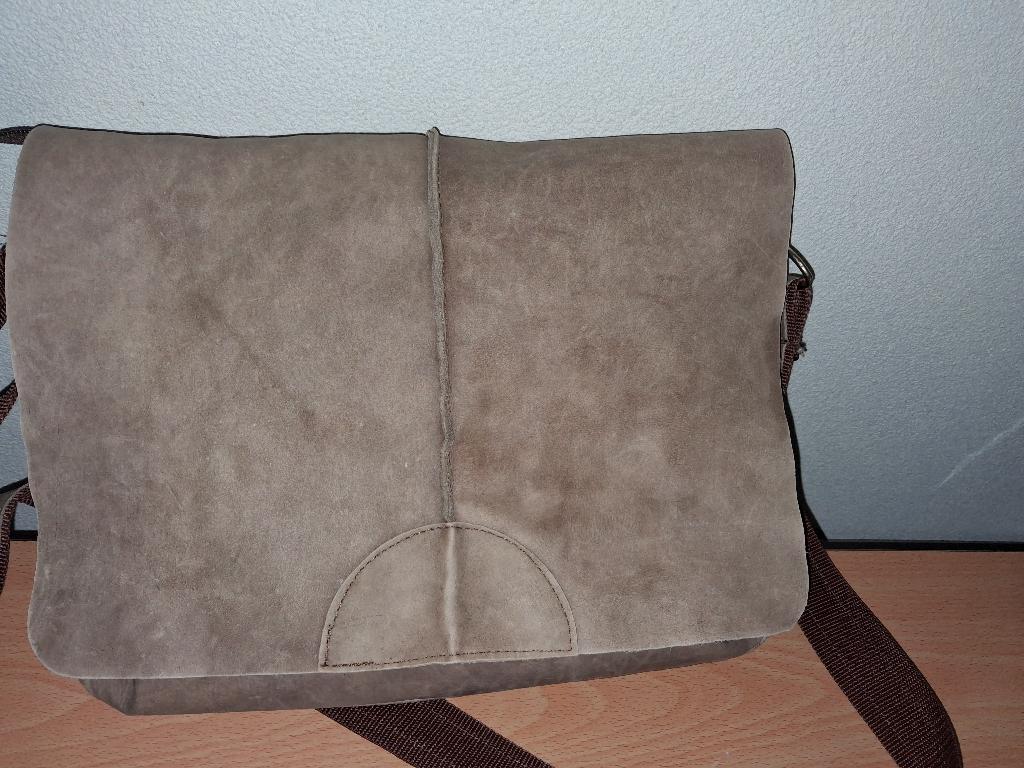 Grote Postman bag lichtbruin leer, Ophalen of Verzenden, Gebruikt, Bruin, Leer