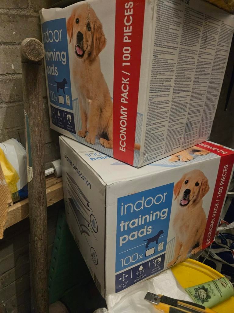 Training pads, Ophalen