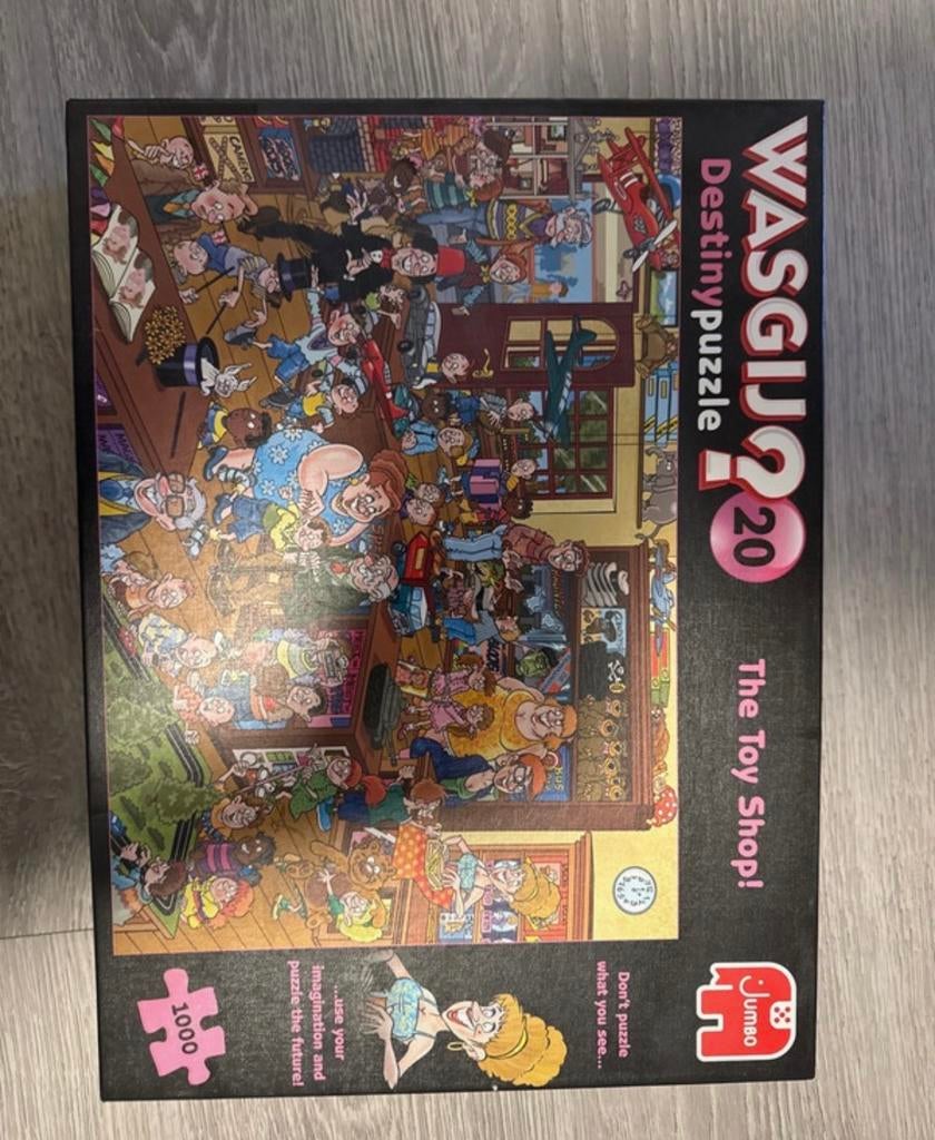 Wasgij Destiny 20: The Toy Shop! puzzel 1000 stukjes, Ophalen of Verzenden, Meer dan 50 stukjes, Zo goed als nieuw, 6 jaar of ouder