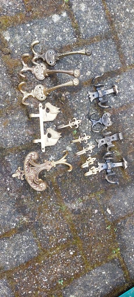 Diverse Vintage Ophanghaken - Metaal, Ophalen of Verzenden, Gebruikt, Metaal, Wandhaken