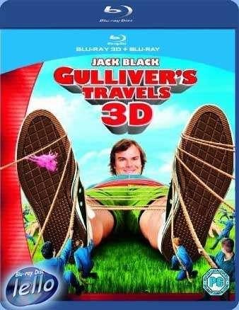 Blu-ray 3D: Gulliver's Travels (2010 Jack Black) UK niet NLO, Ophalen of Verzenden, Nieuw in verpakking, Avontuur