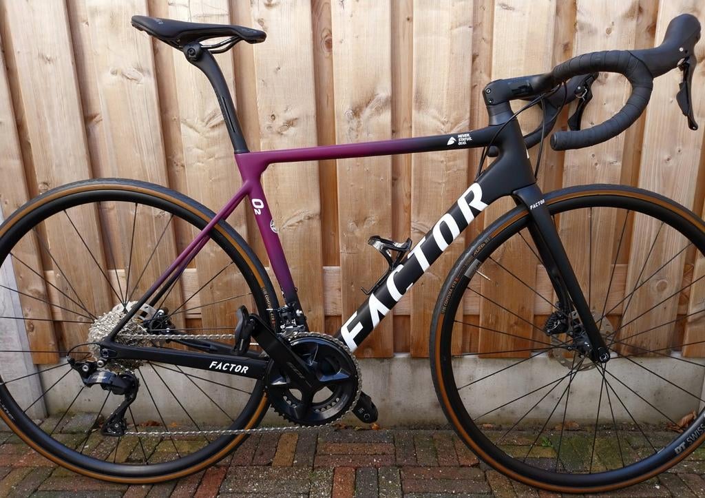 Factor O2 Midnight Pink 12 speed, Fietsen en Brommers, Fietsen | Racefietsen, Carbon, 49 tot 53 cm, Meer dan 20 versnellingen
