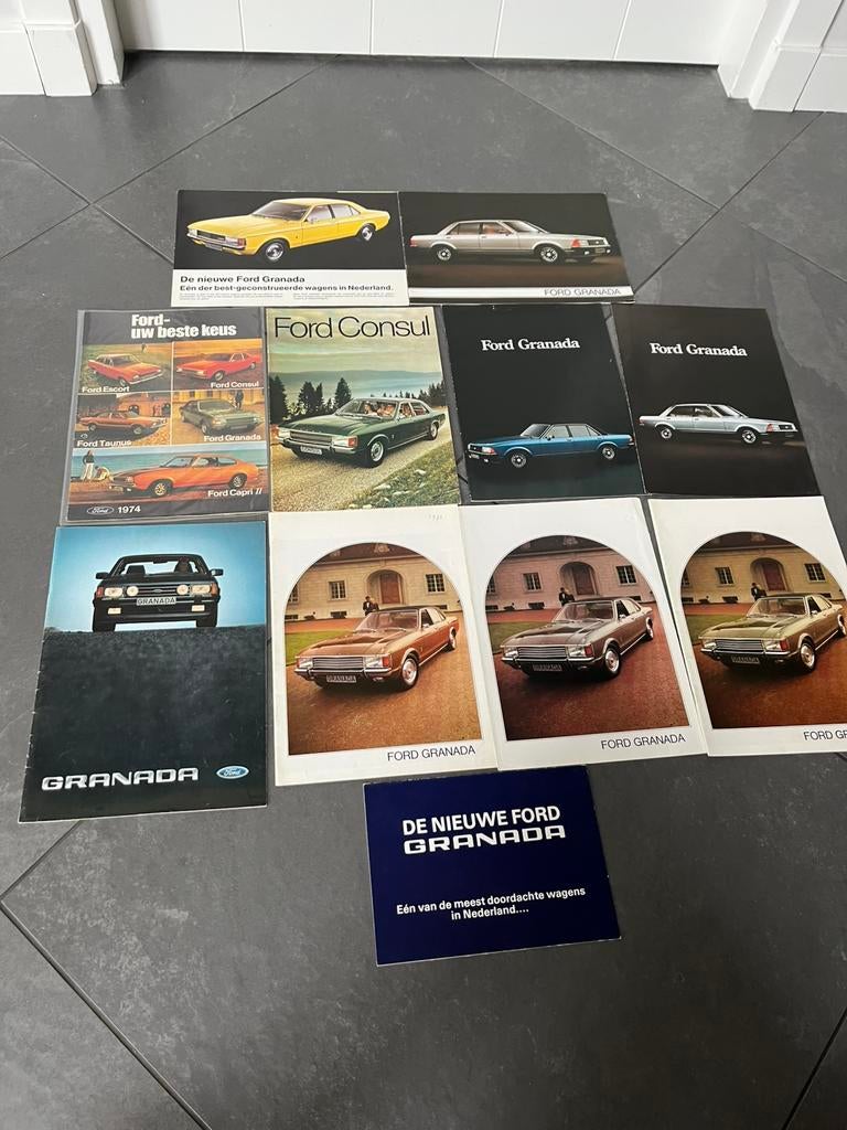 Ford granada brochures, Ophalen of Verzenden, Gelezen, Ford