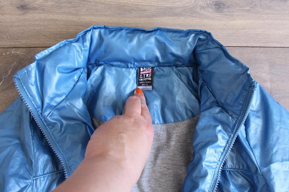 Mooie TRF Jas (S) € 25,-, Blauw, Ophalen of Verzenden, Zo goed als nieuw, Maat 36 (S)