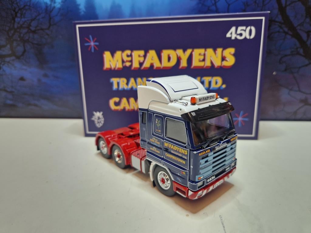 Tekno Scania 143 streamline mcfadyens, Nieuw, Jobo-models, Jobo.models@gmail.com, Ophalen of Verzenden
