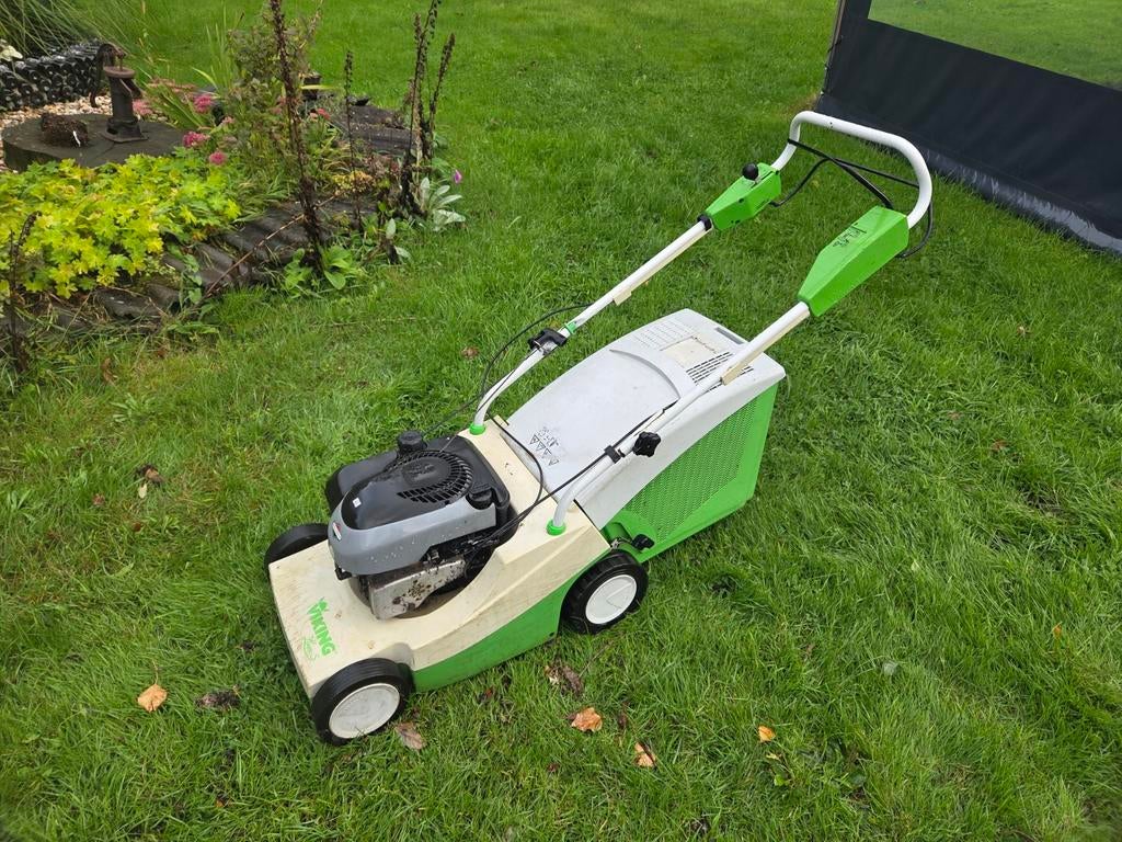 Goed werkende Viking grasmaaier te koop., Ophalen of Verzenden, Zo goed als nieuw, Benzine-grasmaaier, 40 t/m 49 cm
