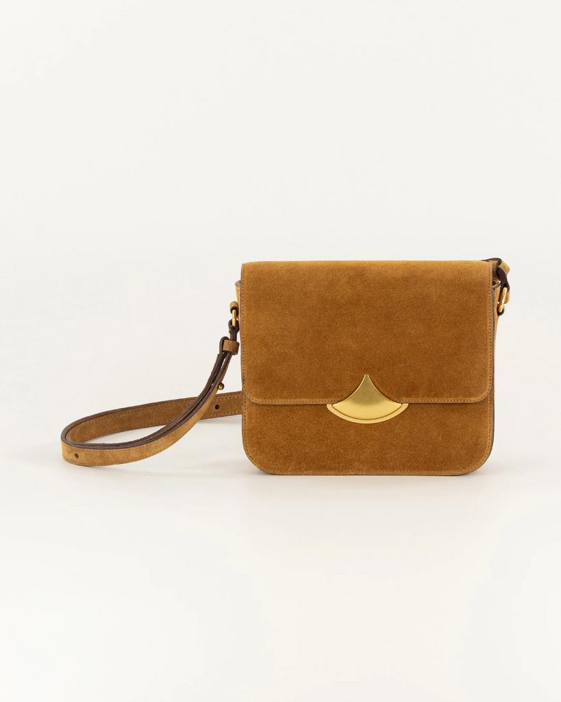 Sessùn splinternieuwe suède tas, nwe coll, gouden sluiting, Sieraden, Tassen en Uiterlijk, Tassen | Damestassen, Ophalen of Verzenden