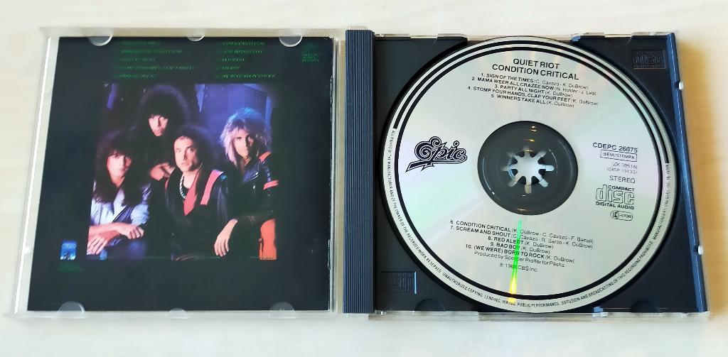 Quiet Riot - Condition Critical CD 1984 Japan/EU, Ophalen of Verzenden, Gebruikt