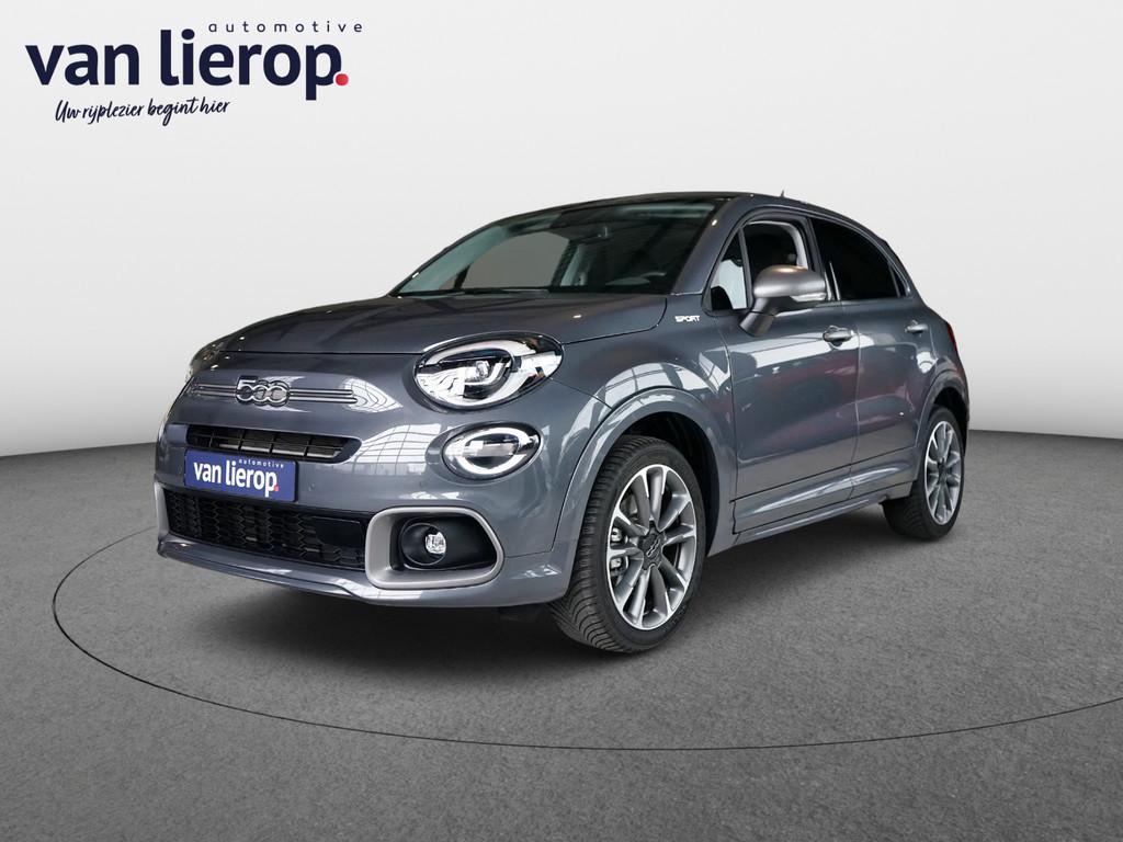Fiat 500 X 1.5 Hybrid Sport Cabrio AUTOMAAT, 1380 kg, Gebruikt, Zwart, 4 cilinders