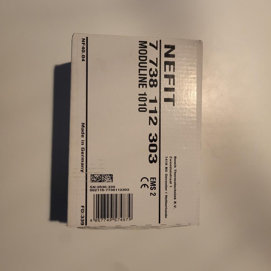 Nefit ModuLine 1010 Thermostaat - Nieuw in doos, Ophalen of Verzenden, Slimme thermostaat, Nieuw