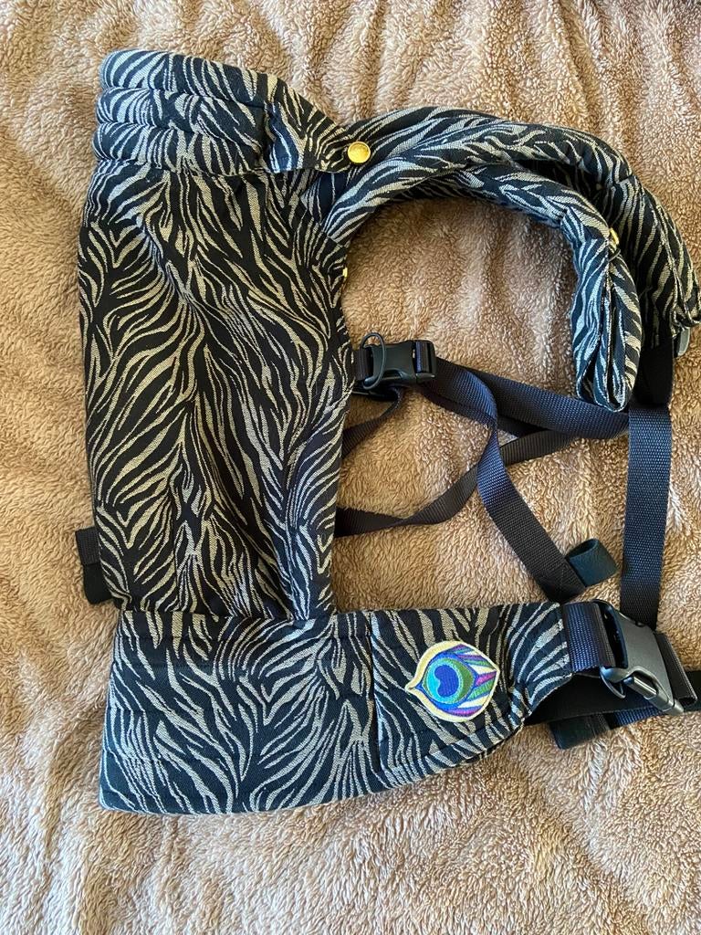 Artipoppe Zeitgeist unnatural zebra, Buik of Rug, Zo goed als nieuw, Draagzak, Ophalen